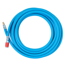SATA Lackierluftschlauch, blau, Ø 9 mm, Schnellkupplung, rot u. Nippel