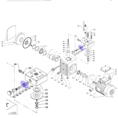 Auslassventilgehäuse kpl.