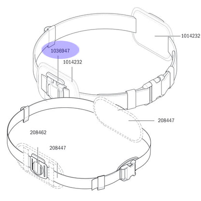 Adapterplatte SATA air regulator belt plus