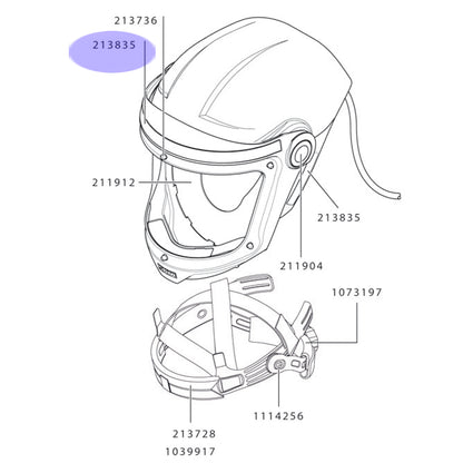 Klettband lang (VPE 1) und kurz (VPE 2), einseitig klebend [für SATA air vision 5000]