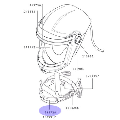 Komfortband, Kopfspinne SATA air vision 5000 (VPE 10)