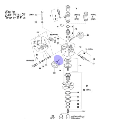 Dichtung Manometer