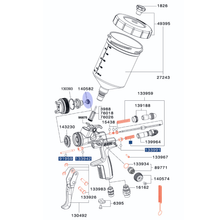 SATA Dichtelement (Verpackungseinheit 5 Stück) für Farbdüse  140582