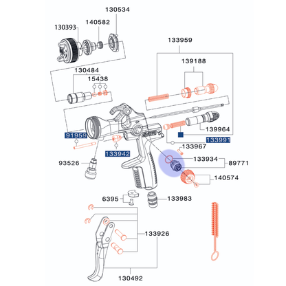SATA Spindel für R-/B-Regulierung 89771