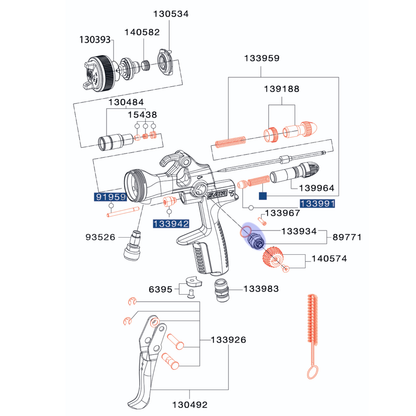 SATA Spindel für R-/B-Regulierung 89771