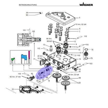 Wagner Service-Set Auslassventil Cobra 40-10