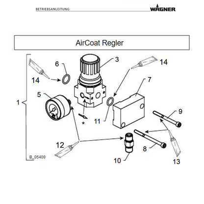 Wagner AirCoat Regler Set