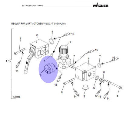 Wagner Manometer Wildcat, Puma, Cobra