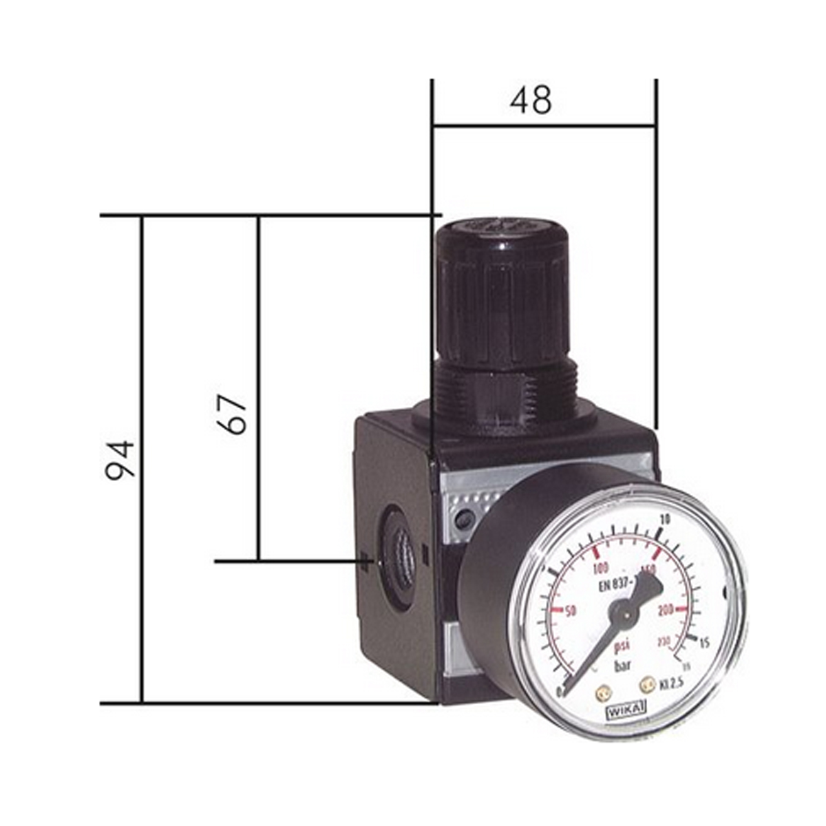 Druckregler 3/8" 2100 l/min